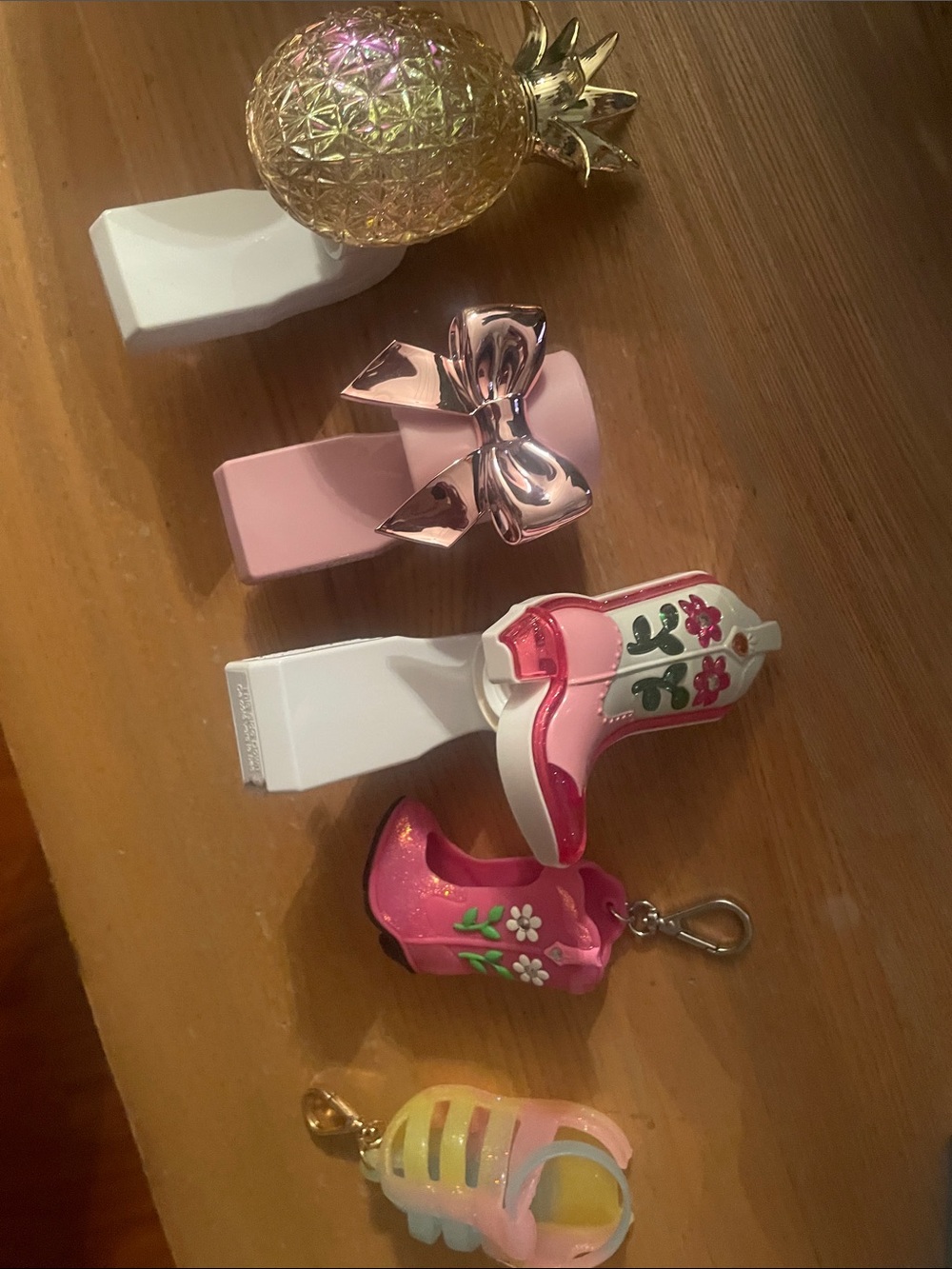 Bath and Body air freshener holders and hand sanitizer holders